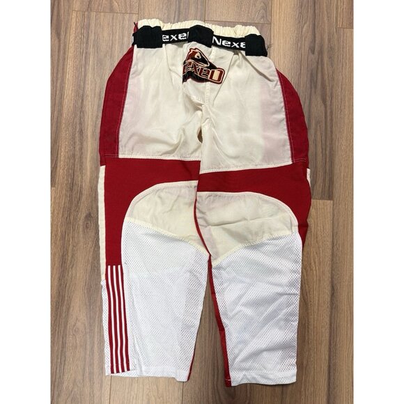 Vintage Nexed Hockey Pants Mens 32-34 (36x26) White Belted Activewear - Picture 2 of 12